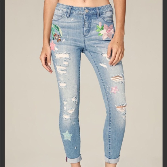 BeBe Amazing Ripped Jeans. 🌸🌼 - Picture 5 of 7